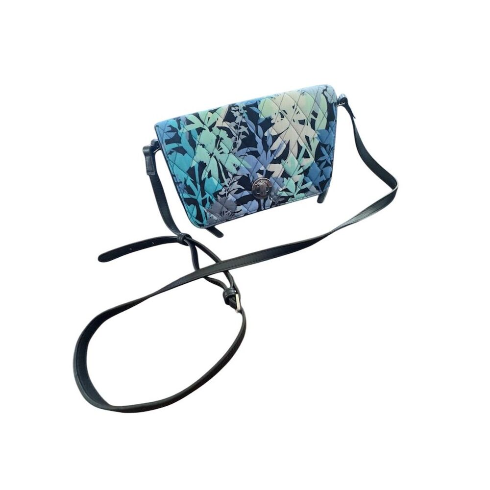 Vera Bradley Camofloral‎ Crossbody Purse Turnlock Quilted Women's Bag